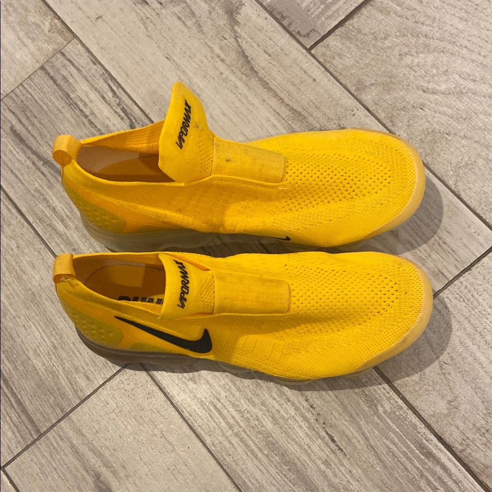 Nike Bright Yellow Slip-On Shoes